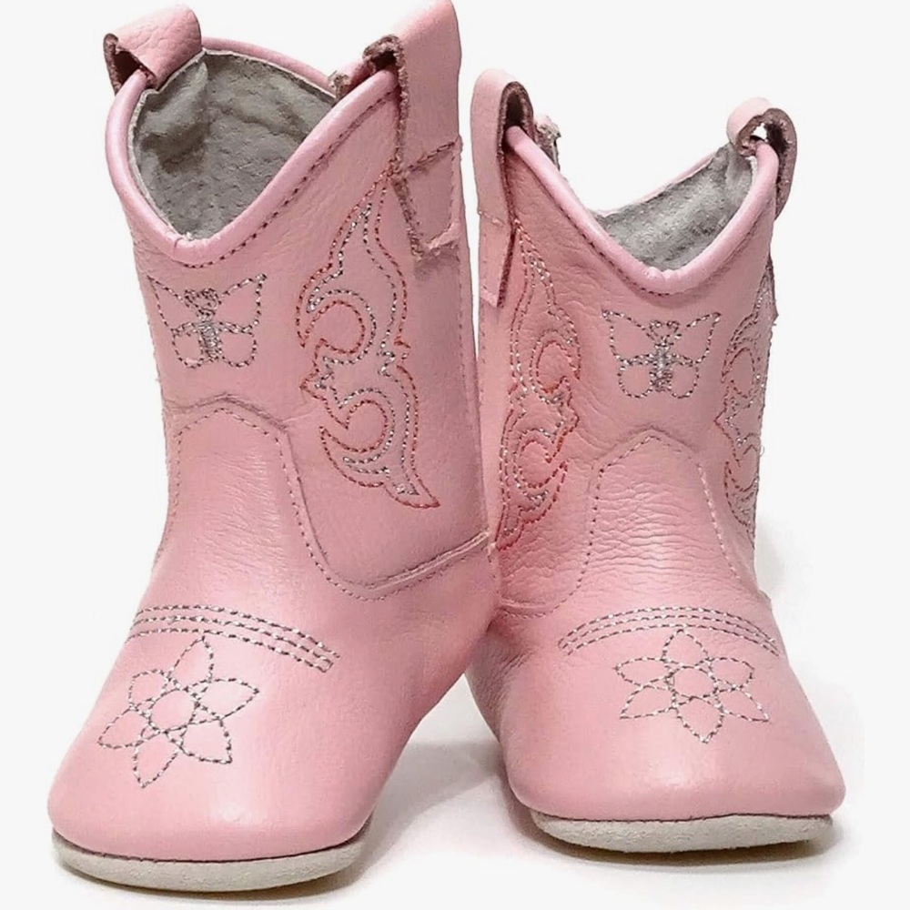 Pink Toddler Cowgirl Boots 6-12 Months